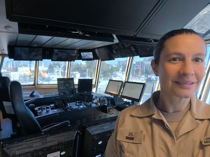 Nadia es una de las especialistas del país en corales de aguas profundas (Foto: Prefectura Naval Argentina)