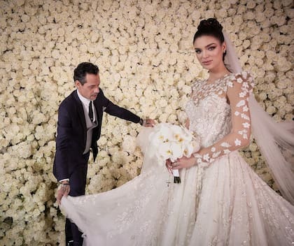 Nadia Ferreira y Marc Anthony se casaron en una lujosa boda en Miami el 28 de enero de 2023