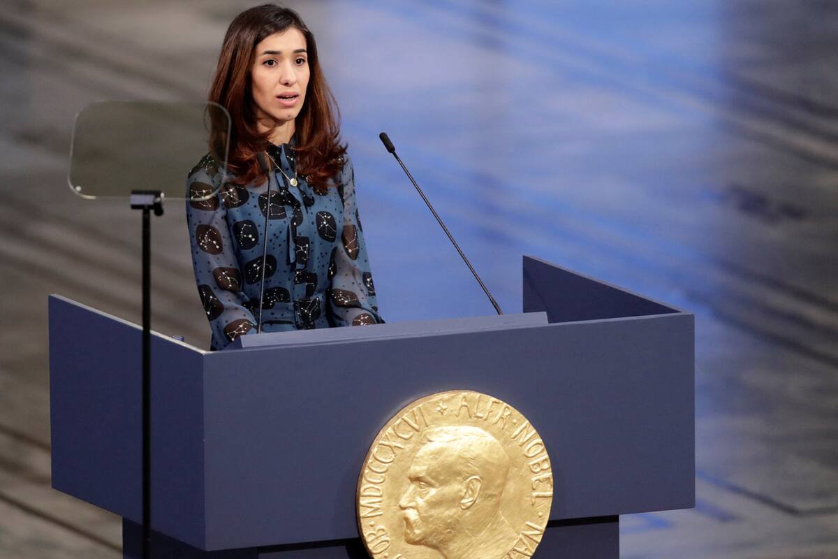 Nadia Murad urgió a la comunidad internacional a proteger a su pueblo