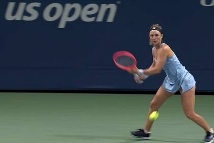 Nadia Podoroska enfrentó a Greet Minnen en el US Open