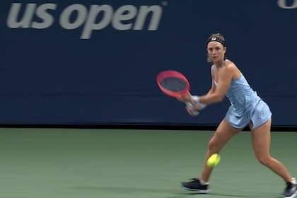 Nadia Podoroska enfrentó a Greet Minnen en el US Open