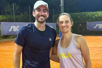 Nadia Podoroska entrenó con Santiago Korovsky