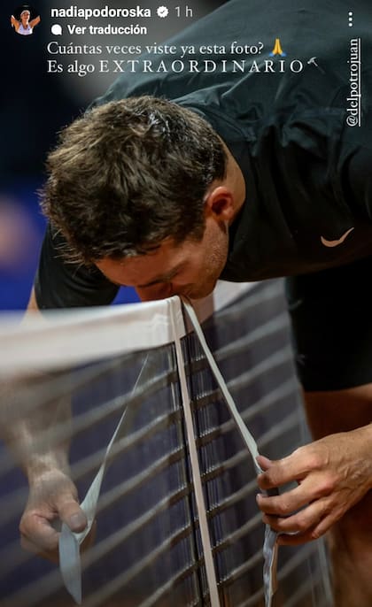 Nadia Podoroska también reconoció a Del Potro