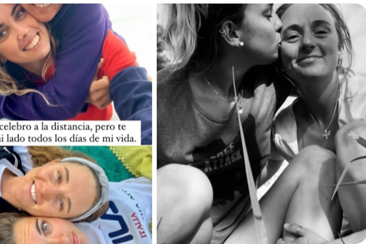 Nadia Podorska junto a su novia Guillermina Naya