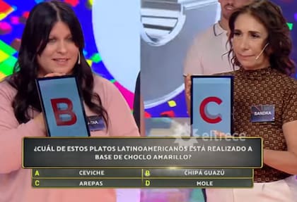 Nadia y Sandra, finalistas de Los 8 escalones de los 3 millones (Foto: Captura eltrece)