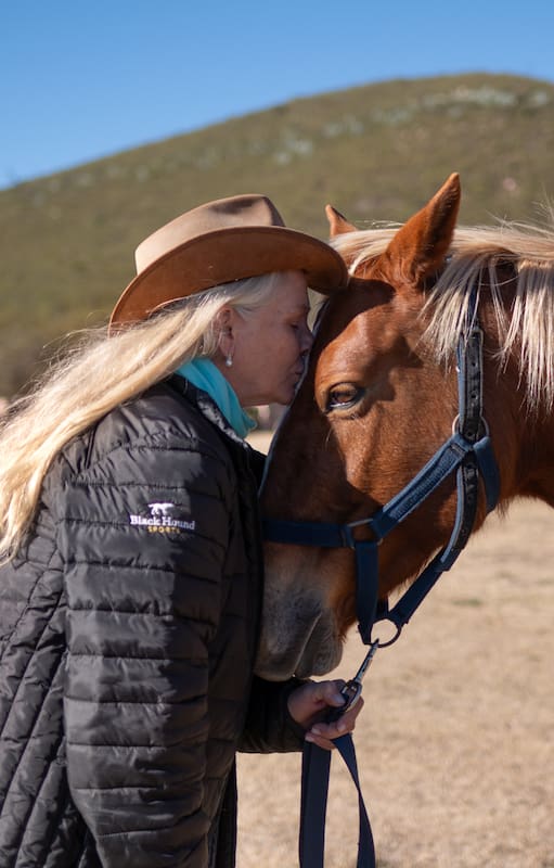 Nadine Bell, experta en coaching con caballos