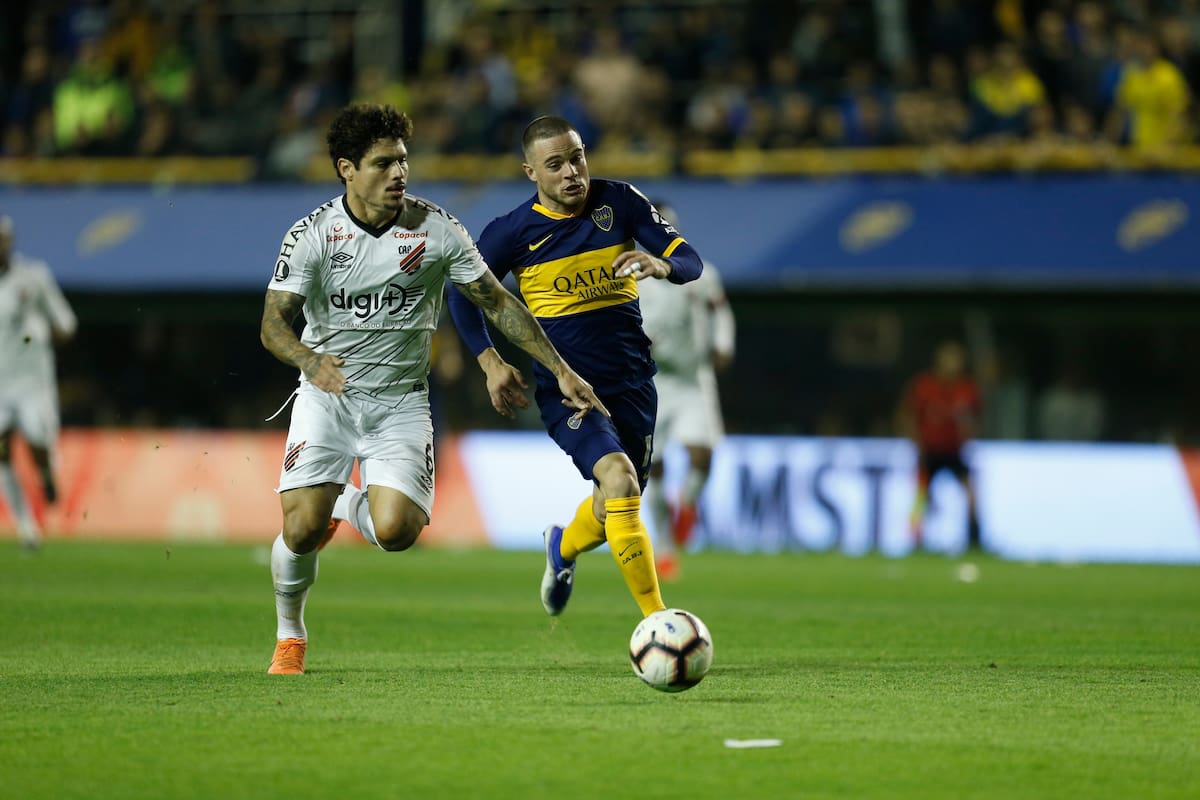 Nahitan Nandez se despidió muy aplaudido ante Paranaense, en lo que fue su último partido con la camiseta de Boca