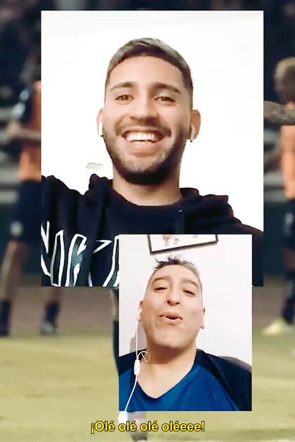 Nahuel Bustos sorprende a Miguel, el policía.