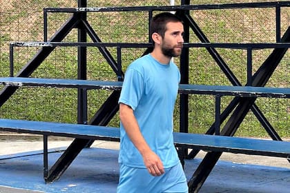 Nahuel Gallo, en la única imagen que se conoce de él detenido en Venezuela