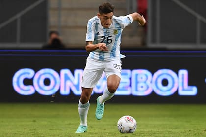 Nahuel Molina, una grata aparición como lateral derecho en la selección de Lionel Scaloni