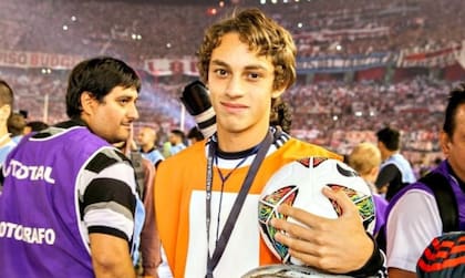 Nahuel, presente en los festejos de la Sudamericana 2014