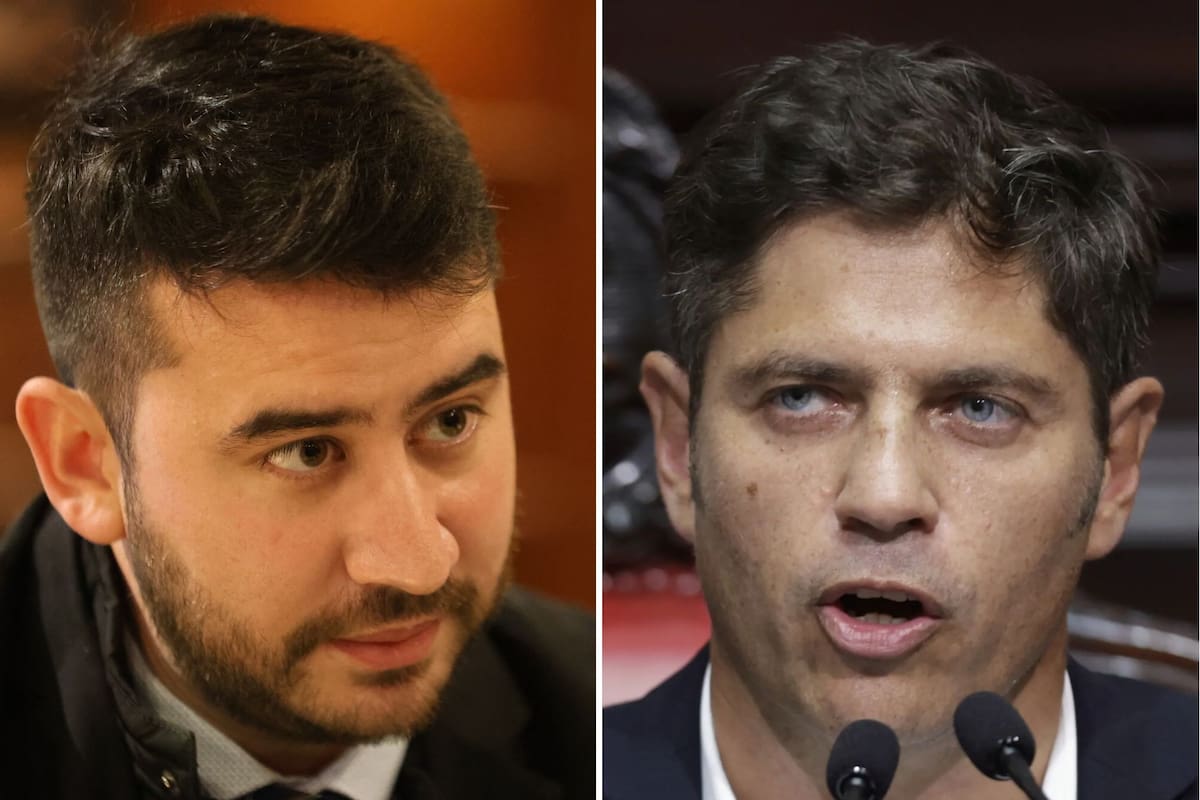 Nahuel Sotelo y Axel Kicillof