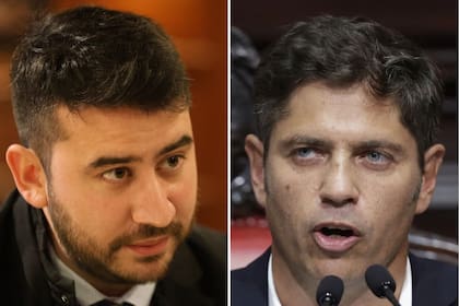 Nahuel Sotelo y Axel Kicillof