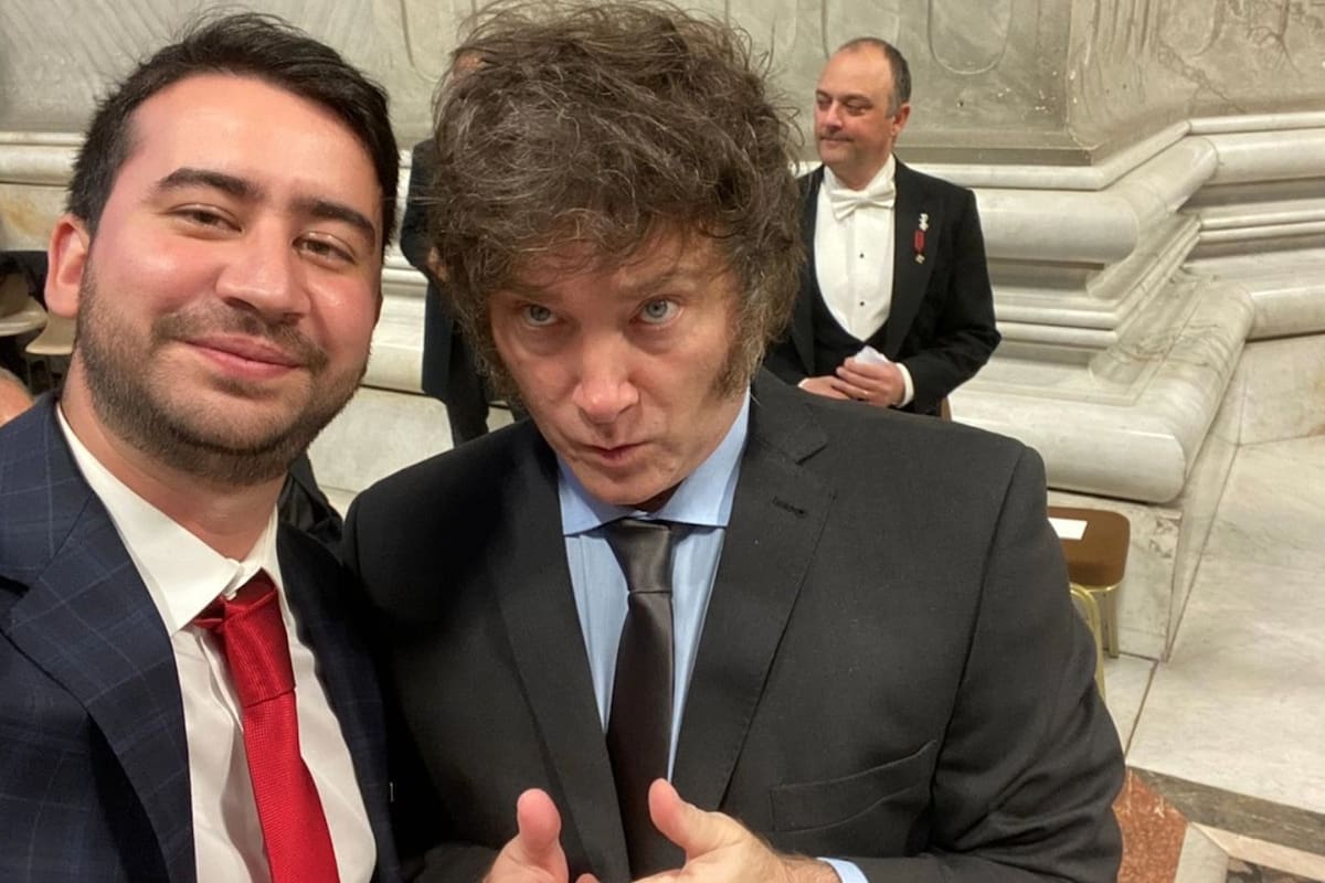 Nahuel Sotelo y Javier Milei