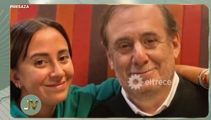 Naiara y Alejandro Awada (Foto: Captura TV)