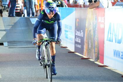 Nairo Quintana, ganador del Tour de San Luis en 2014