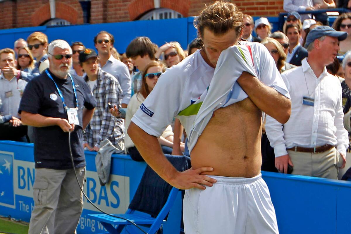 Nalbandian, el día que fue descalificado en la final de Queens por lastimar a un juez de silla