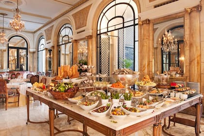 Un lujo total el brunch de L´Orangerie, con cientos de opciones para elegir