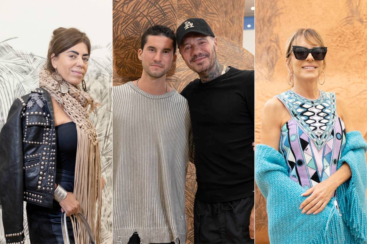 Naná Gallardo, Francisco, Marcelo Tinelli y Patricia d'Arenberg