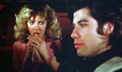 Nancy Allen y John Travolta en Carrie