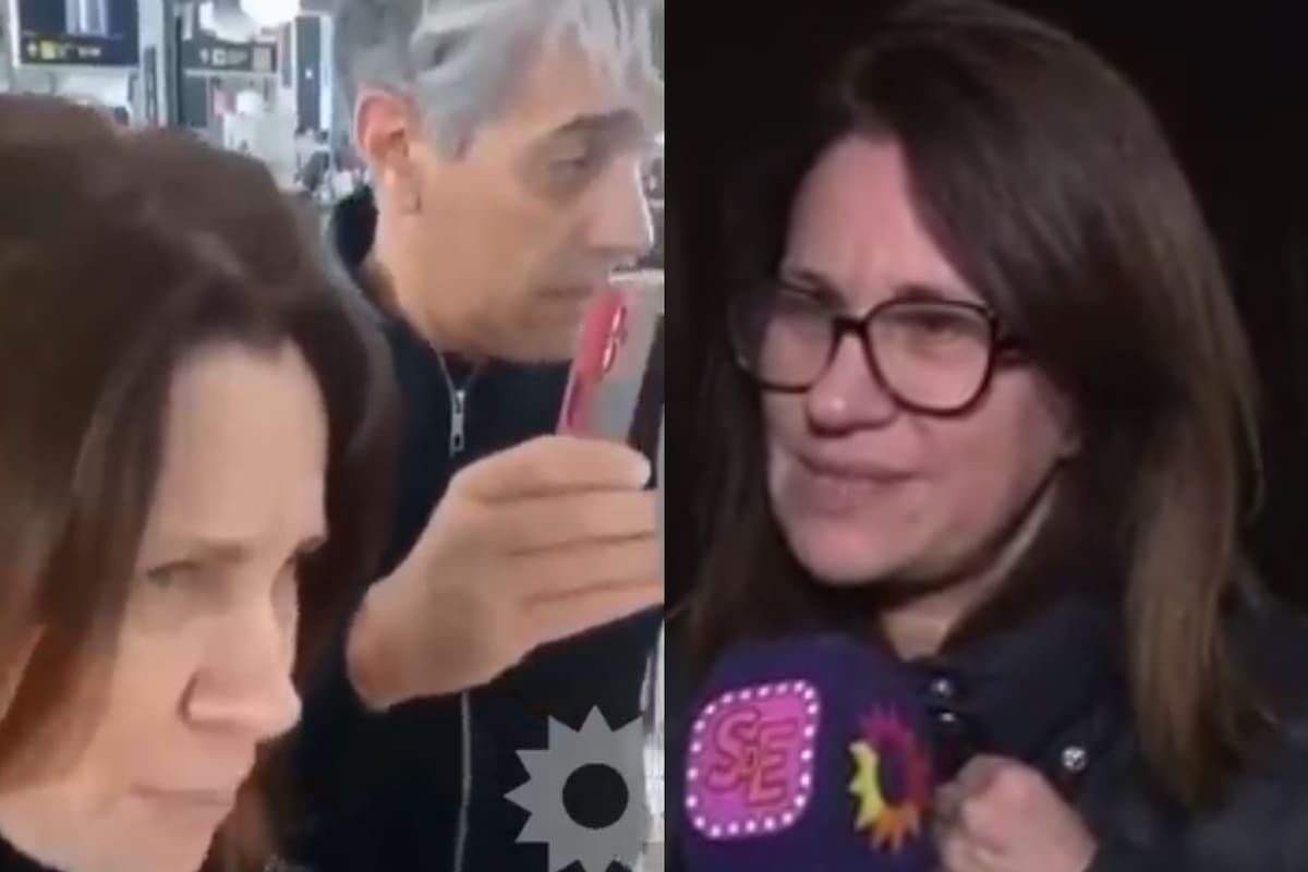 Nancy Dulpaá se pronunció tras la viralización del video del escrache que protagonizó con Pablo Echarri hace tres meses en un aeropuerto (Foto: Captura eltrece)
