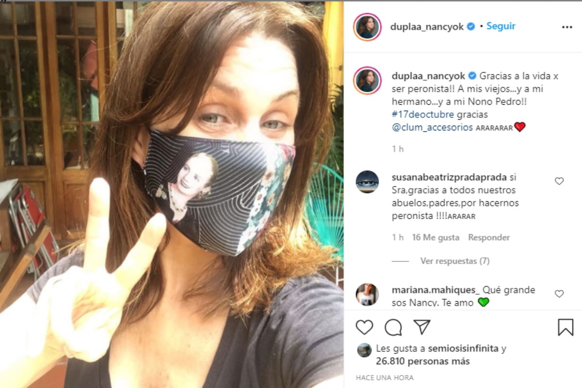 Nancy Duplaá, Jorge Rial, Diego Brancatelli y otros famosos celebraron el Día de la Lealtad en las redes