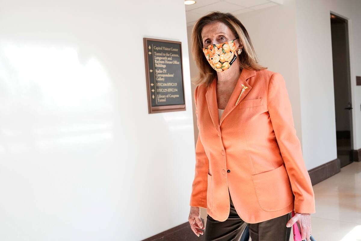 Nancy Pelosi en Capitol Hill, en Washington DC
