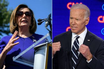 Nancy Pelosi y Joe Biden