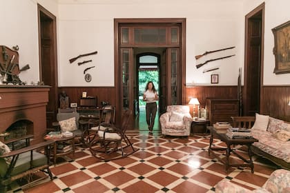 Nanny Núñez está en cada detalle de la atención de los huéspedes que llegan a la estancia.