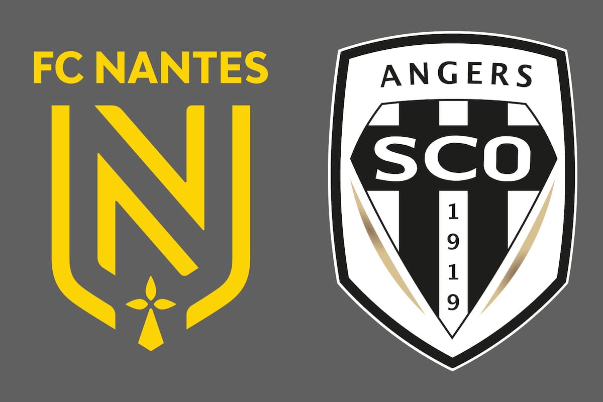 Nantes y Angers disputaron uno de los encuentros de la jornada del fútbol francés