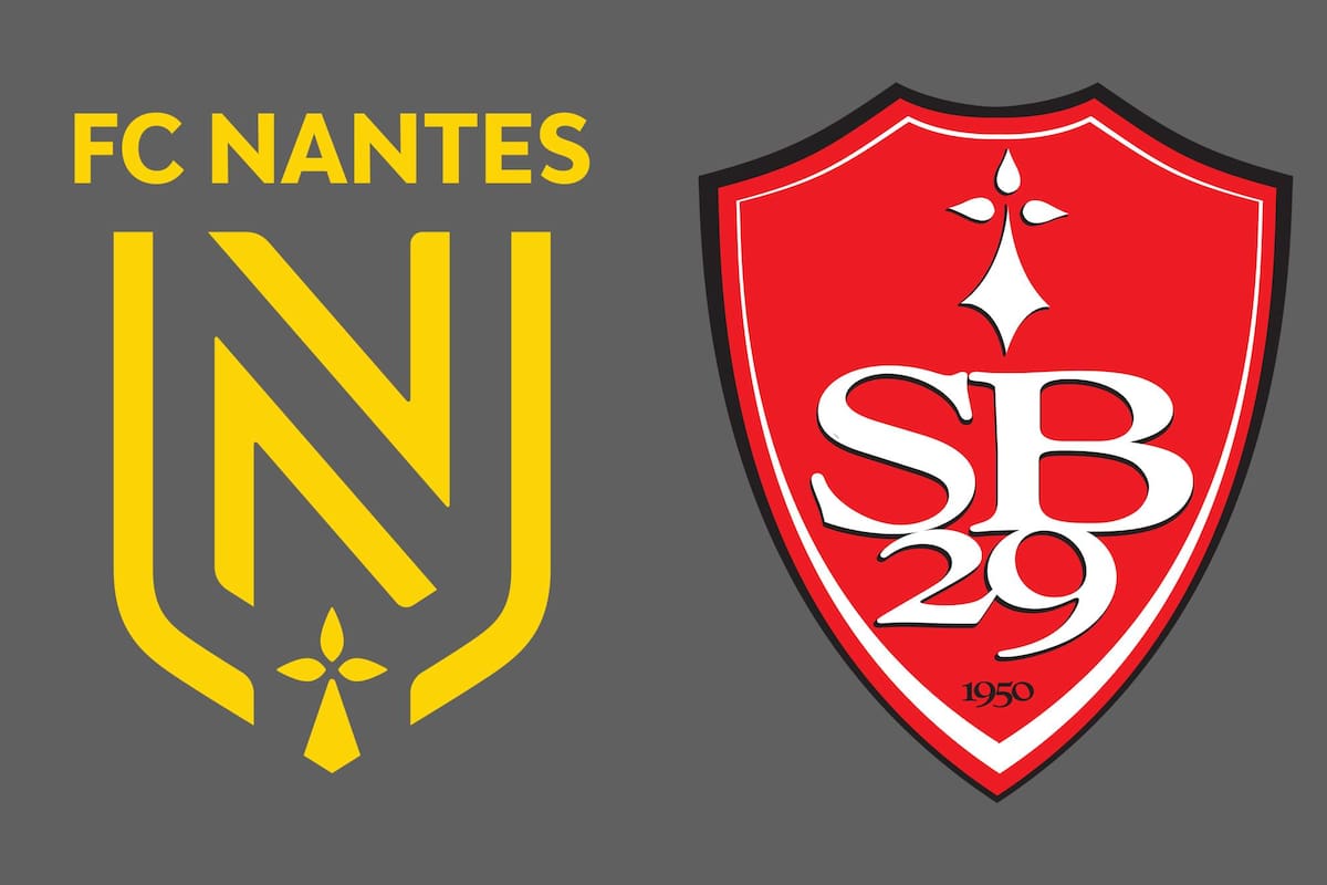 Nantes y Brest disputaron uno de los encuentros de la jornada del fútbol francés