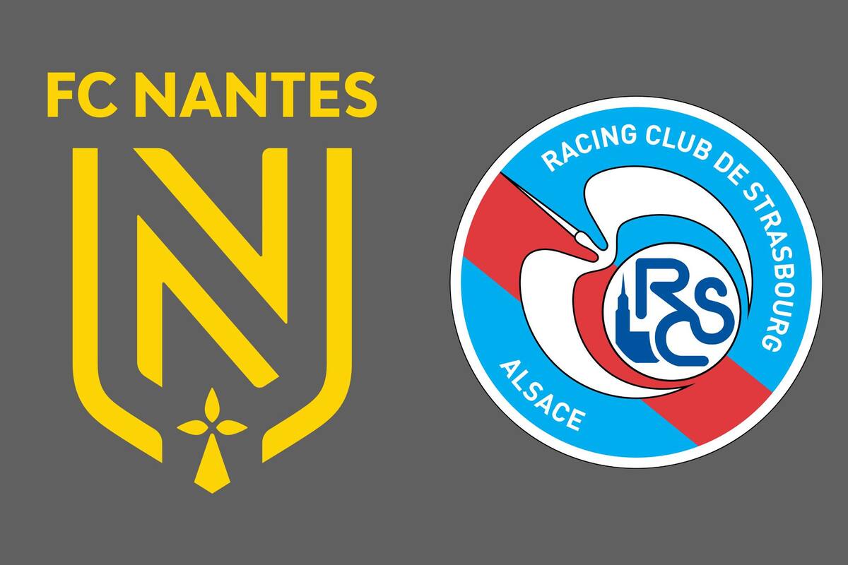 Nantes y Strasbourg disputaron uno de los encuentros de la jornada del fútbol francés