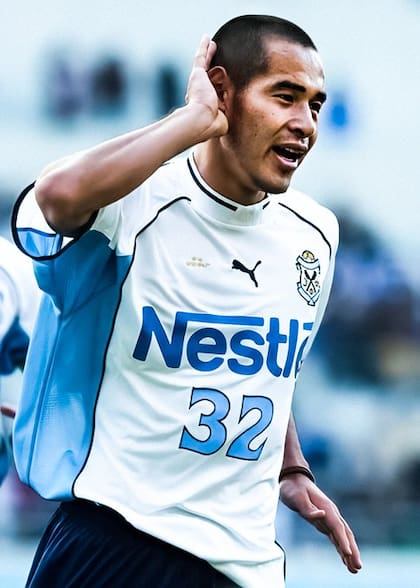 Naohiro Takahara, en el Jubilo Iwata, tras salir de Boca Juniors