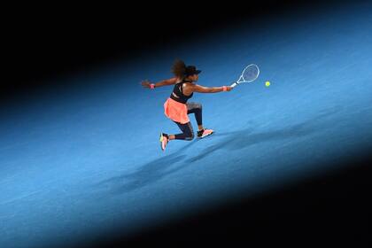 Naomi Osaka, en acción en la final