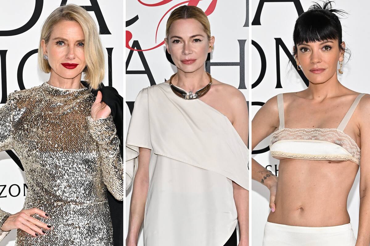 Naomi Watts, Michelle Williams, Lily Allen deslumbraron en la gran noche de la moda, en Nueva York
