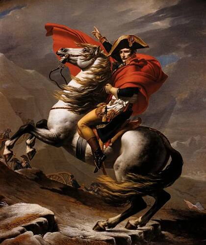 Napoleón Bonaparte amplió notablemente el acervo del Louvre, pero el museo también sufrió un "Waterloo"