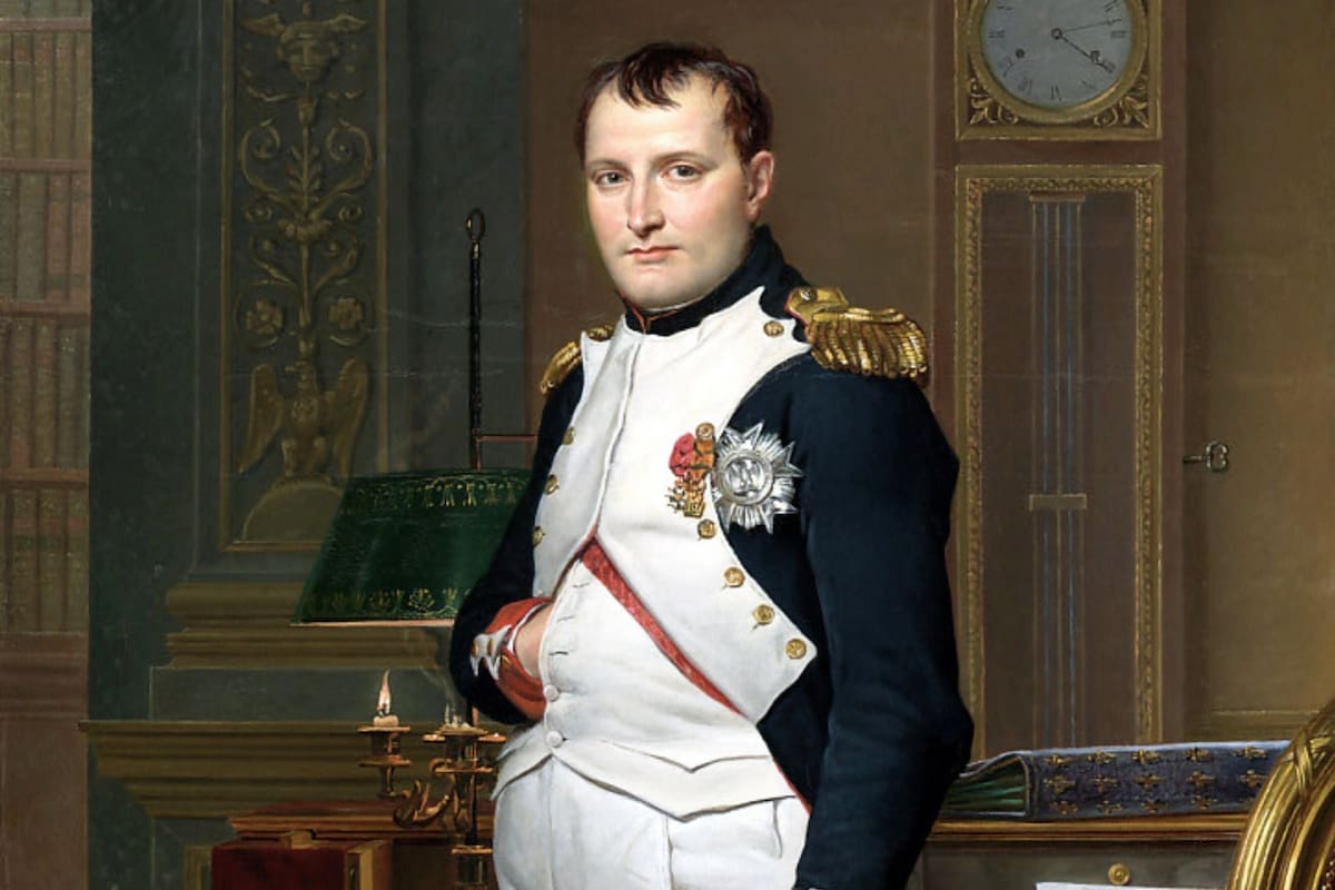 Napoleón en su estudio
