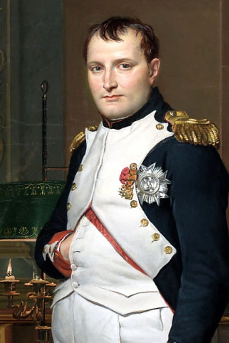 Napoleón en su estudio
