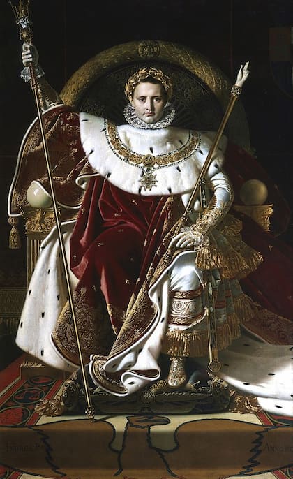Napoleón trató de moldear su imagen basándose en dos grandes conquistadores: Alejandro Magno y Julio César