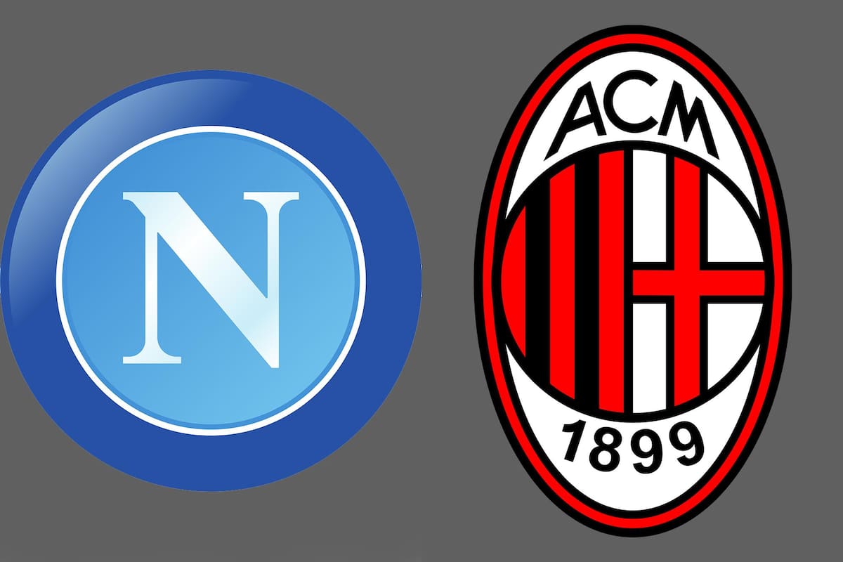 Napoli y Milan disputaron uno de los encuentros de la jornada del fútbol italiano
