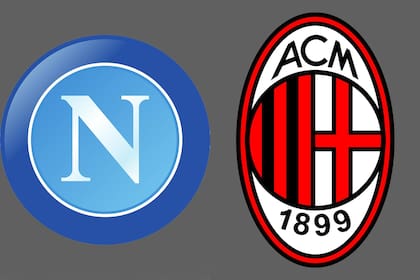 Napoli y Milan disputaron uno de los encuentros de la jornada del fútbol italiano