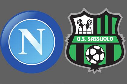 Napoli y Sassuolo disputaron uno de los encuentros de la jornada del fútbol italiano