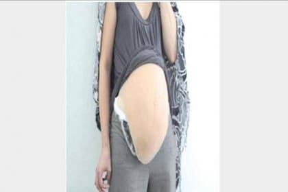 Una canadiense afirmó que tenía 7 meses de embarazo pero transportaba dos kilos de cocaína en una panza hecha de látex