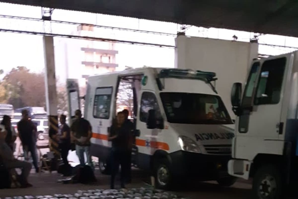 Narcoambulancia en el Litoral.