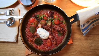 Pulpo a la griega
