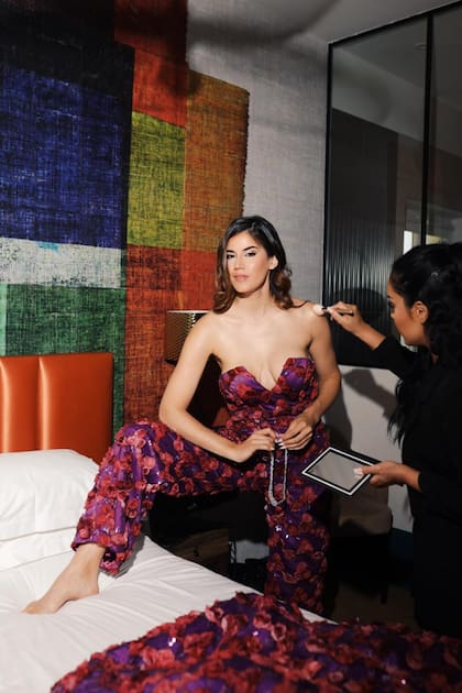 Natacha en el Festival de Cannes, donde fue invitada este año