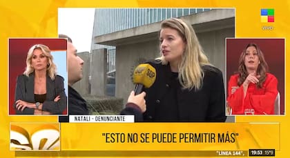 Natalí Pietra denunció a Ivana Figuieras ante la Justicia (Foto: Captura TV)