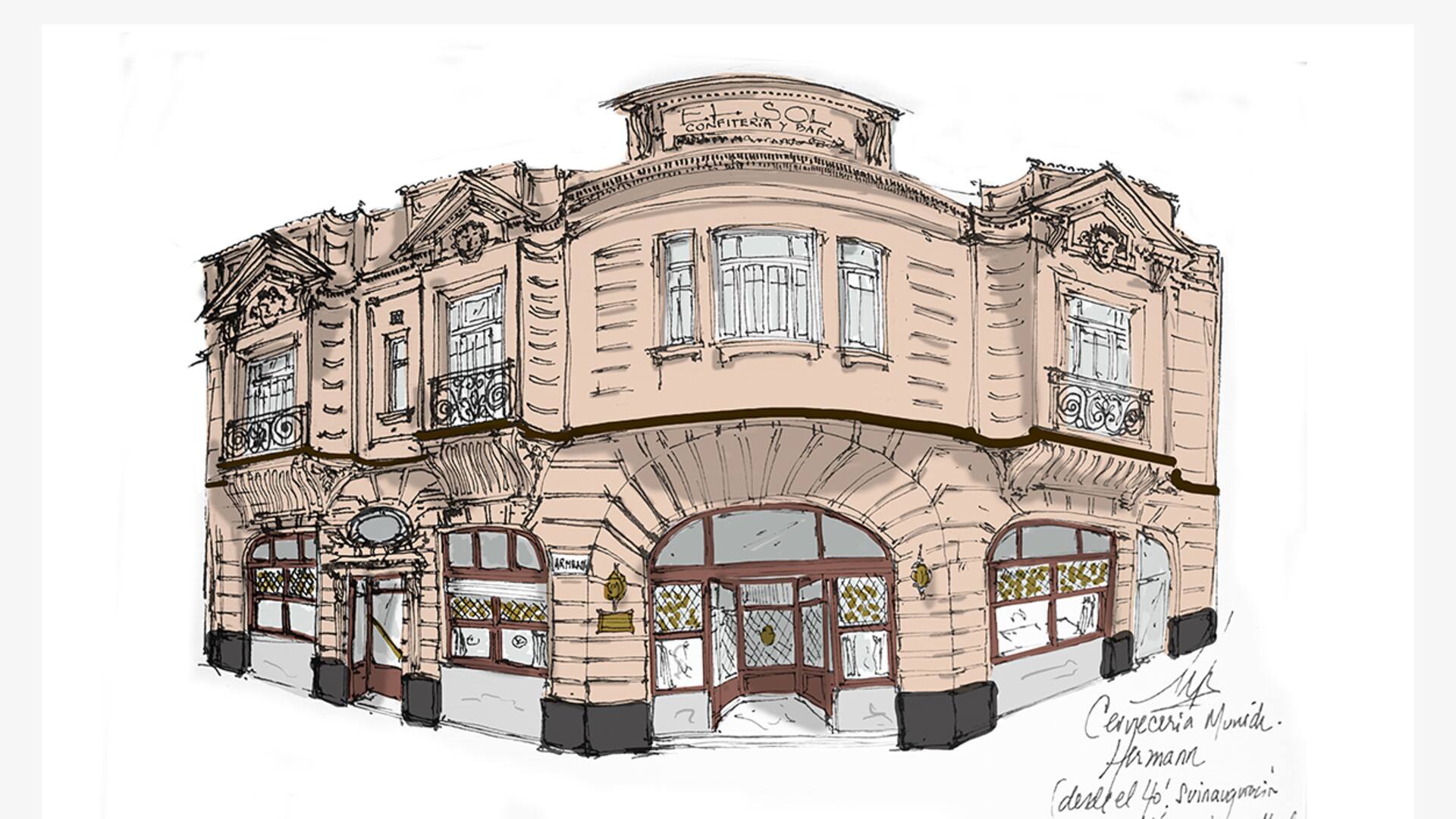 Antiguo restaurante Hermann frente al Botánico