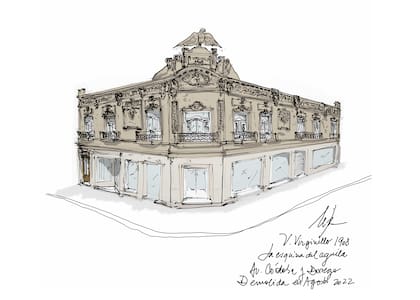 Esquina de las avenidas Córdoba y Dorrego
