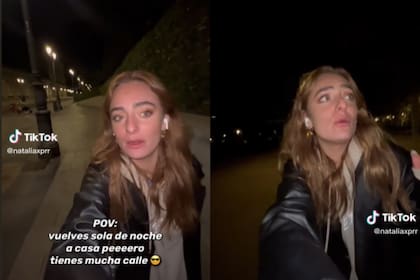 Natalia compartió la actitud que tomaría al sentirse en riesgo en la calle